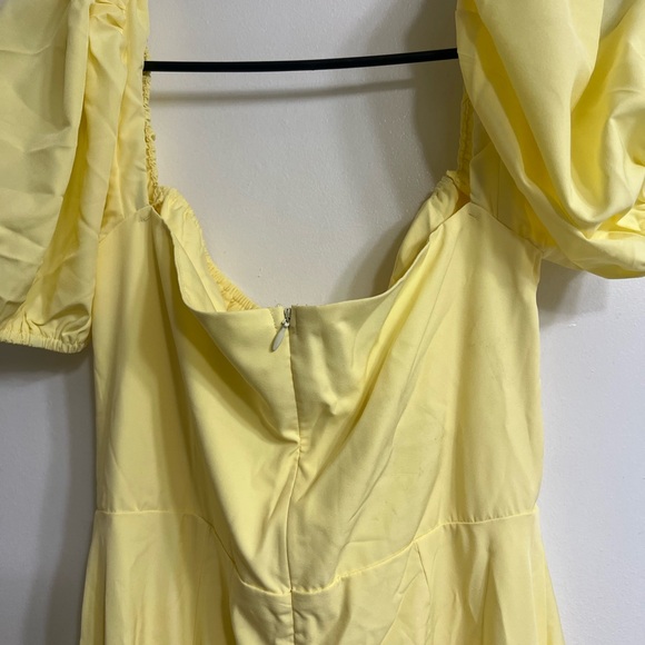 Romantic Off-Shoulder Ruched Maxi Dress in Sunshine Yellow - Picture 14 of 14